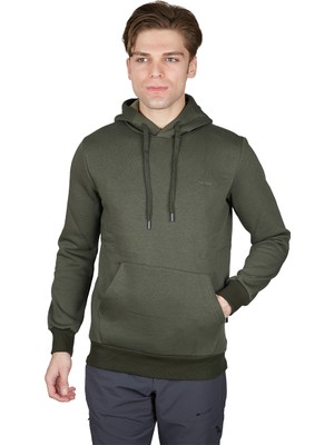 Alpinist Stream Erkek Kapşonlu Sweatshirt Haki