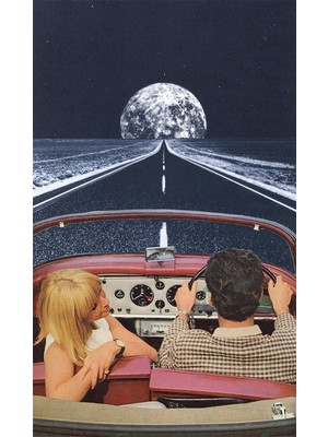 PixArt Gezegene Cikan Yol 38 x 69 Elmas Mozaik Tablo