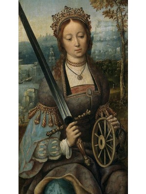 PixArt Savasci Kralice 37 x 69 Elmas Mozaik Tablo