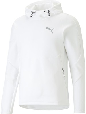 Puma Evostrıpe Hoodie Dk Beyaz Erkek Sweatshirt