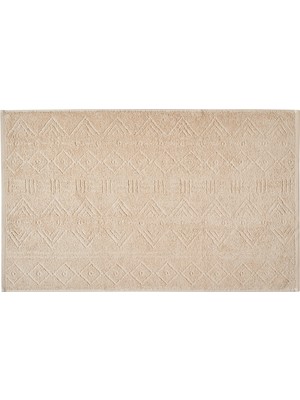 Nuvomon Ethnic Yüz Havlusu E2 - Bej - 50x80 cm