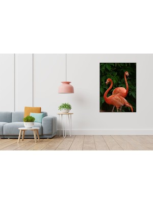 PixArt Bir Cift Flamingo 40 x 60 Elmas Mozaik Tablo