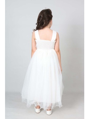 Asortix Kız Çocuk Düğün Abiye Elbise Mezuniyet Kıyafeti-ABY-0026