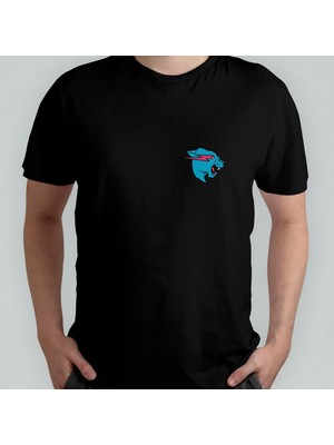 Pixxa Mr. Beast %100 Pamuklu Bisiklet Yaka T-Shirt Model - 2