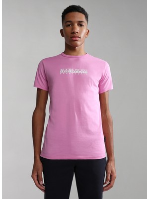 Napapijri Pembe Kız Çocuk T-Shirt NP0A4G4PP911 K S-Box Ss 1