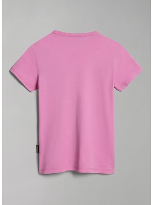 Napapijri Pembe Kız Çocuk T-Shirt NP0A4G4PP911 K S-Box Ss 1