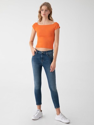 LTB Tanya x Yüksek Bel Dar Paça Jean Pantolon