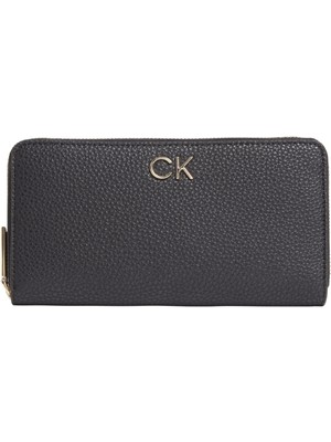 Calvin Klein Re-Lock Z/a Wallet Lg Pbl Kadın Cüzdan