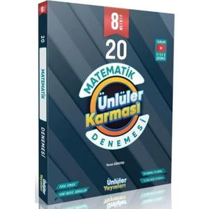 Ünlüler Karması 8. Sınıf LGS Matematik 20 Deneme