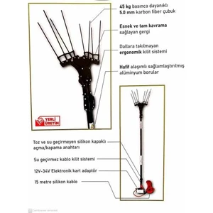Akülü Zeytin Çırpma Makinesi