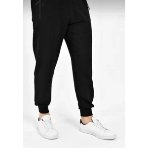 Erkek Siyah Paça ve Beli Lastikli Tek Alt Eşofman Klr Gym AS-106