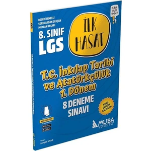 Muba Yayınları 8. Sınıf LGS Tc Inkılap Tarihi ve Atatürkçülük 1. Dönem Ilk Hasat 10 Deneme