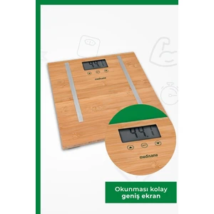 Goldmaster Medisana 48456 Vücut Analiz Fonk.bambu Baskül