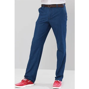 Erkek Mavi Klasik Kesim Yandan Cepli Kot Pantolon