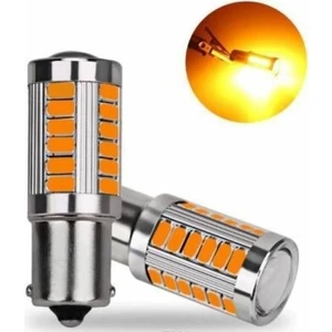 Eraks Car Accesories 93 LED Ampul 33 LED Mercekli 12 V Tek Duy Düz Tırnak