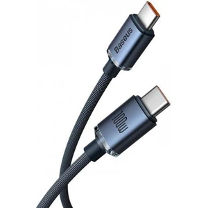 2 Metre 100W Super Hızlı Type C To Type C Şarj ve Data Kablosu, Güçlendirilmiş Halat Kablo