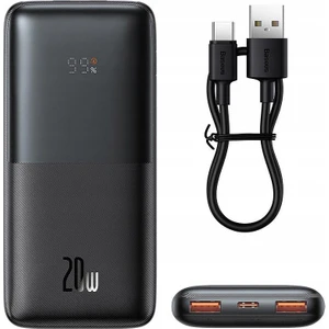 20W 10000MAH Dijital Göstergeli Ultra Hızlı Powerbank, Ultra Ince Pd Şarj Destekli Powerbank