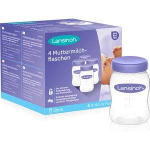Lansinoh® Anne Sütü Saklama Şişeleri - 4 x 160ml