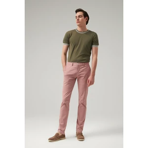 D'S Damat Slim Fit Gül Kurusu Düz Chino Pantolon 0HCC3T405323M