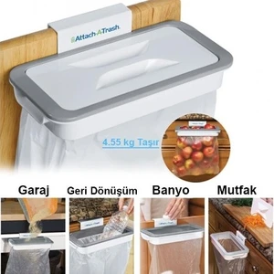 Kapaklı Çöp Poşeti Tutucu Aparat