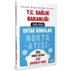 Editör Yayınları T.C. Sağlık Bakanlığı Unvan Değişikliği Sınavı Ortak Konular Nokta Atışı Soru Cevap Soru Bankası