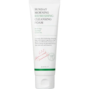 Axıs-Y Sunday Morning Refreshing Cleansing Foam 120 ml, pH 5.5 - 17 Amino Asit ve Centella Asiatica İçeren Dengeleyen Arındıran Yüz Yıkama Jeli