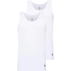 U.S. Polo Assn. Erkek Beyaz 2'li Atlet 90000