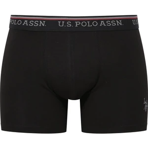 U.S. Polo Assn. Erkek Modal Siyah Uzun Paçalı Tekli Boxer 80481