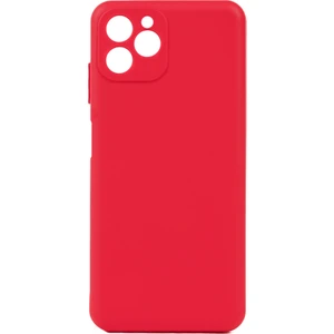 Case 4U Oukitel C21 Pro Kılıf Kamera Korumalı Mat Renkli Yumuşak Kalın Sağlam Silikon Kılıf Biye Kırmızı