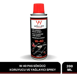 W40 Pas Sökücü Koruyucu Yağlayıcı Sprey Çok Amaçlı Bakım Spreyi 200 ml