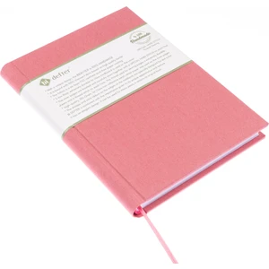 Kareli Defter - %100 El Yapımı, El Dikişi (İplik Dikiş) Özel Tasarım – 1 Sınıf Viskon Kumaş ile ciltlenmiştir. “Benzersiz Ürün” A/5 Gül Kurusu