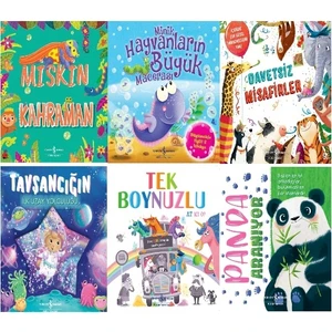 Tavşancığın Ilk Uzay Yolculuğu - Minik Hayvanların Büyük Macerası / 6 Kitap Set - Iş Bankası - Stephanie Moss