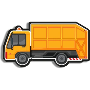 Wonder Like Truck Ahşap Mini Rozet
