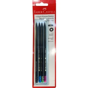 Blister Naturel Siyah Kurşun Kalem 4'lü