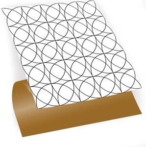 Kendinden Yapışkanlı Çizgi Desenli Pvc Karo 30X30 cm (4 Adet) 0,36 M2