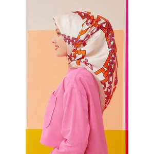 Nostalji Serisi Ipek Twill Eşarp 8736D-11