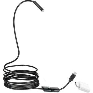 3in1 Micro Usb+Type C+Pc 7mm Işıklı 2metre Endeskop Yılan Kamera