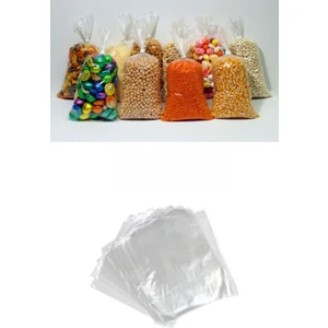 Yok Yok Ambalaj Naylon Torba 15X30CM Yarımlık Şeffaf Şeker Bakliyat Bakkaliye Torbası/dolap Poşeti Kalın 1kg
