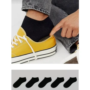 Herosa Tekstil 5 Çift Unisex Görünmez Snekears Çorap