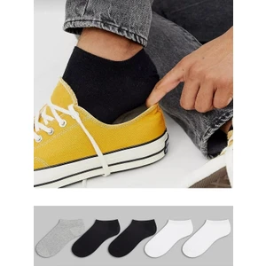 Herosa Tekstil 5 Çift Unisex Görünmez Snekears Çorap