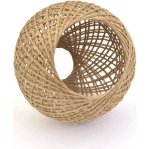 Örme Jüt Ip Abajur Başlığı Handmade