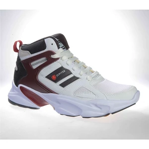 Mp 231-1014Gr Beyaz-Bordo Garson Uniseks Basket Ayakkabı