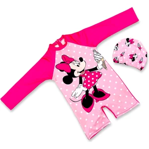 Lolli Boom Kids  Sevimli Karakterler Güneş Koruyucu Uzun Kol Hipster Model Fermuarlı Mayo Bone Hediyeli10