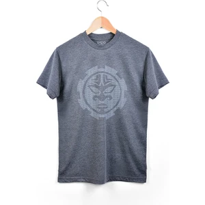 TheCatu Gri Erkek Ay Adam T-Shirt