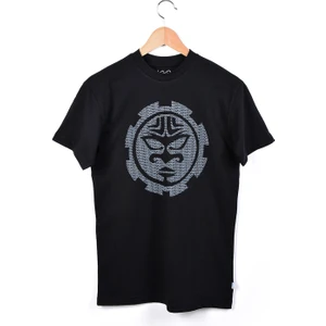 TheCatu Siyah Erkek Ay Adam T-Shirt
