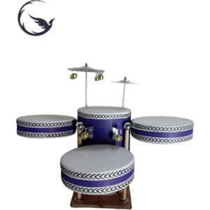 Mor Zili Aşhap Çoçuk Baterisi