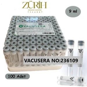 Kan Alma Tüpü 9ml Katkısız