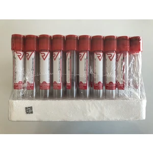 10 ml Serum Tüpü Kırmızı 100 Adet 16 x 100 mm
