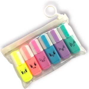 H-138 Mini Fosforlu Kalem Seti 6 Lı