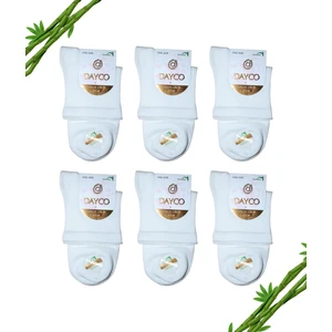 Premium Dikişsiz Kadın Bambu Y.  Konç Çorap 6'lı Set